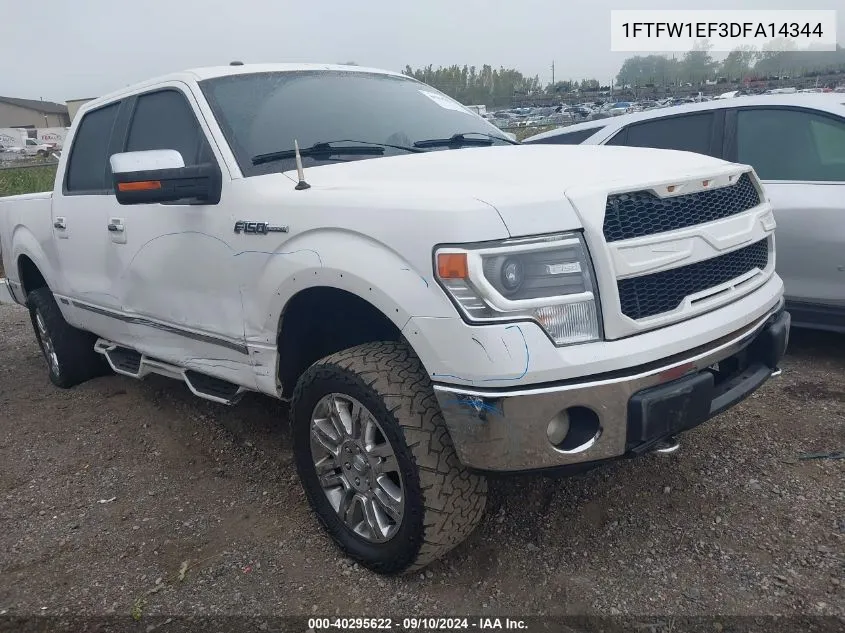 1FTFW1EF3DFA14344 2013 Ford F-150 Supercrew