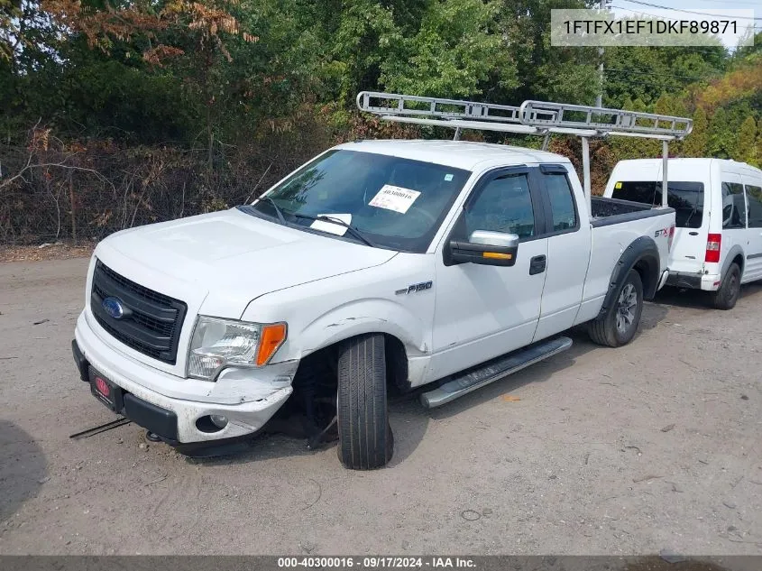 2013 Ford F-150 Stx VIN: 1FTFX1EF1DKF89871 Lot: 40300016