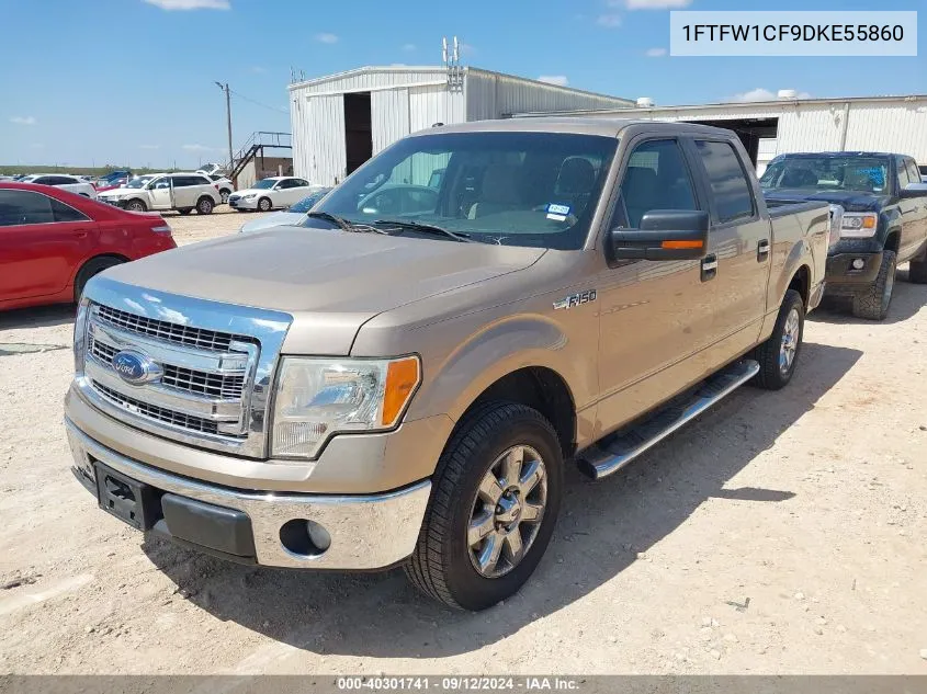 2013 Ford F-150 Xlt VIN: 1FTFW1CF9DKE55860 Lot: 40301741