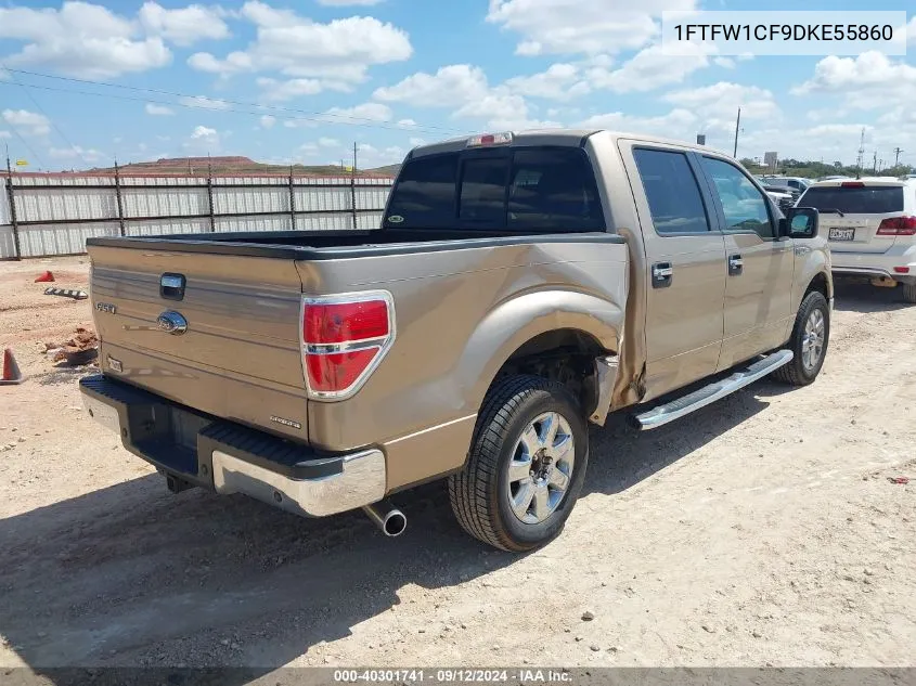 2013 Ford F-150 Xlt VIN: 1FTFW1CF9DKE55860 Lot: 40301741