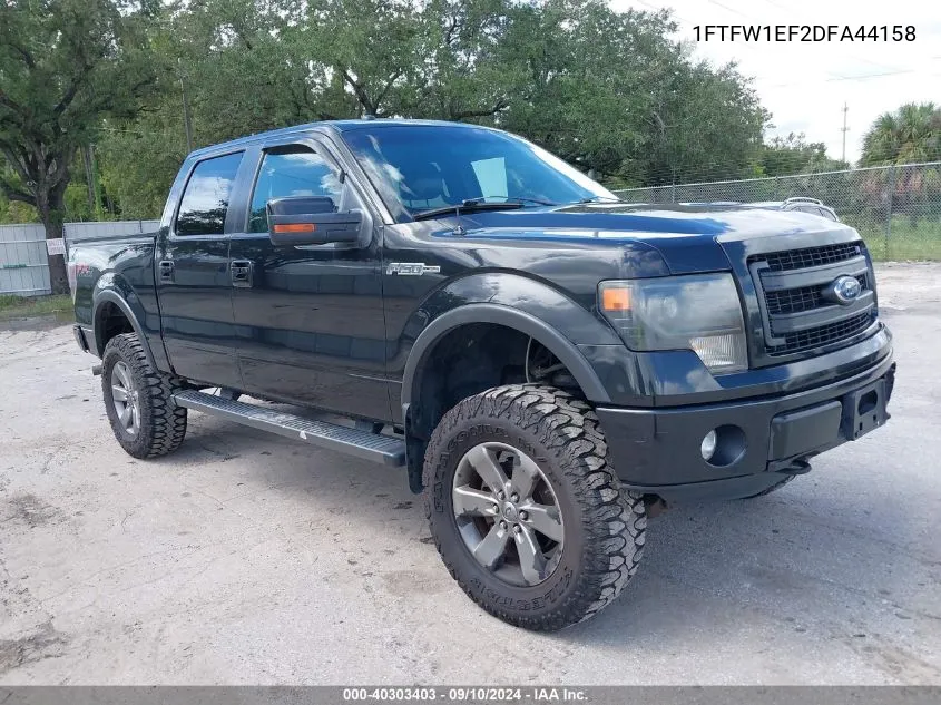 1FTFW1EF2DFA44158 2013 Ford F-150 Fx4