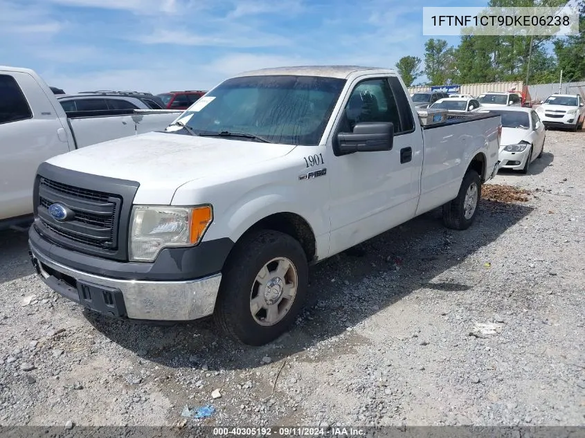 2013 Ford F-150 Xl VIN: 1FTNF1CT9DKE06238 Lot: 40305192