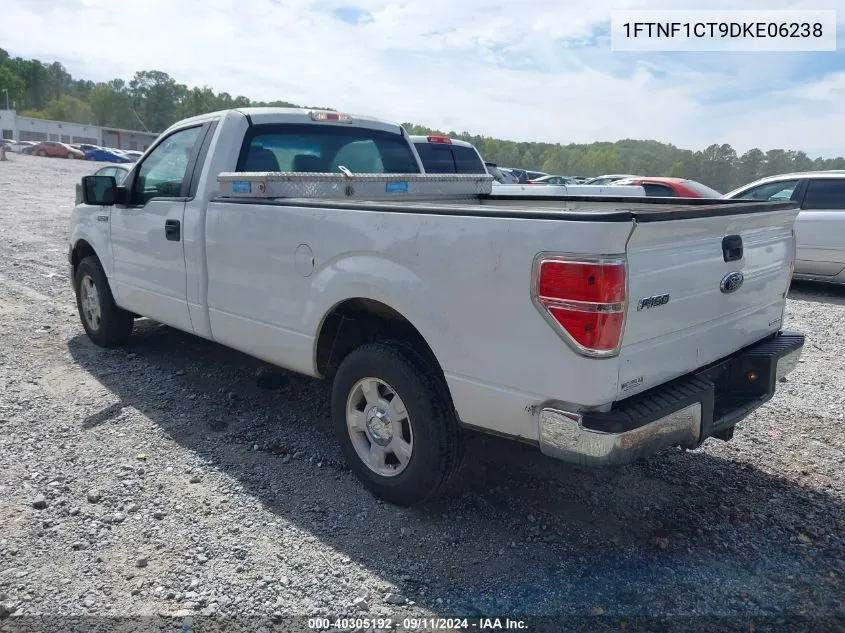 2013 Ford F-150 Xl VIN: 1FTNF1CT9DKE06238 Lot: 40305192