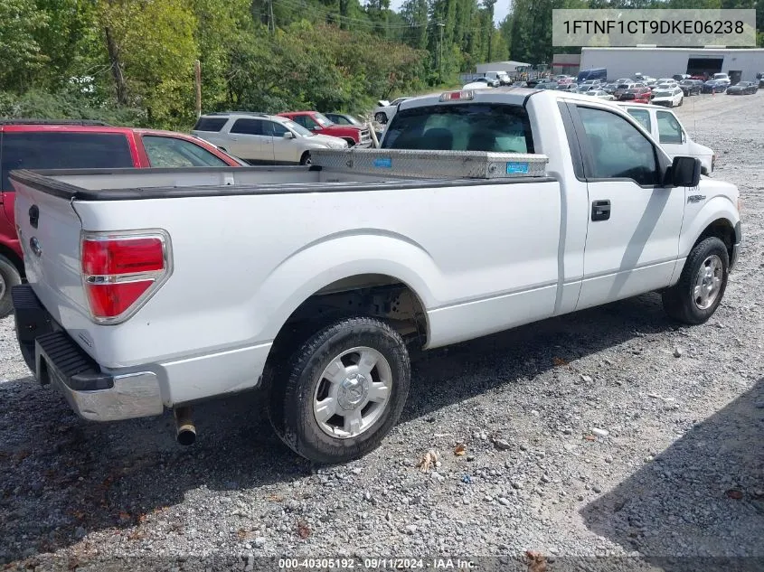 2013 Ford F-150 Xl VIN: 1FTNF1CT9DKE06238 Lot: 40305192