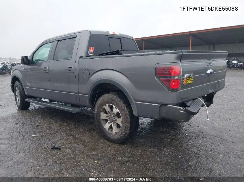 2013 Ford F-150 Fx4 VIN: 1FTFW1ET6DKE55088 Lot: 40309703