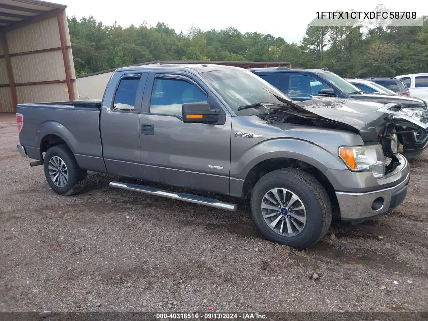 1FTFX1CTXDFC58708 2013 Ford F-150 Xlt