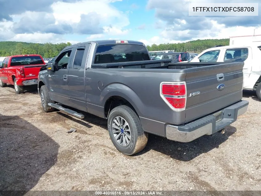 1FTFX1CTXDFC58708 2013 Ford F-150 Xlt