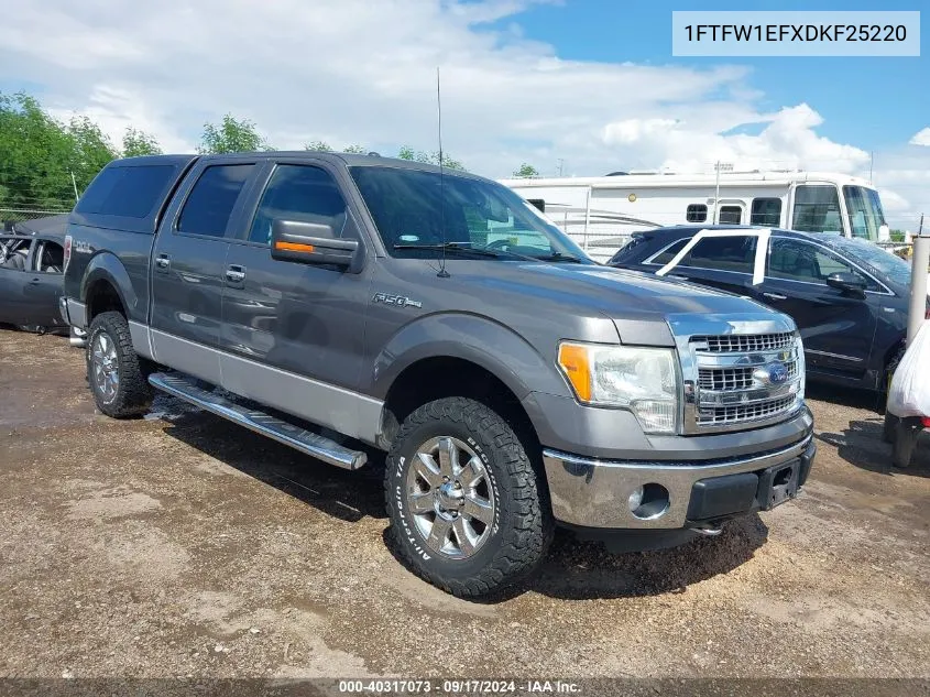 2013 Ford F-150 Xlt VIN: 1FTFW1EFXDKF25220 Lot: 40317073