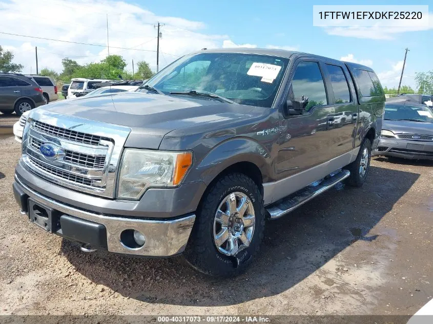 2013 Ford F-150 Xlt VIN: 1FTFW1EFXDKF25220 Lot: 40317073