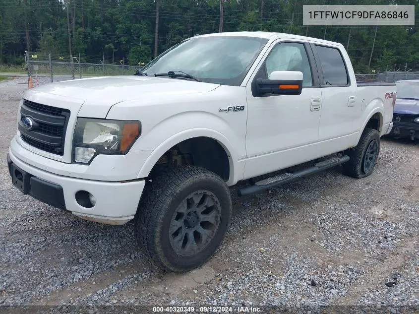 2013 Ford F-150 Fx2 VIN: 1FTFW1CF9DFA86846 Lot: 40320349