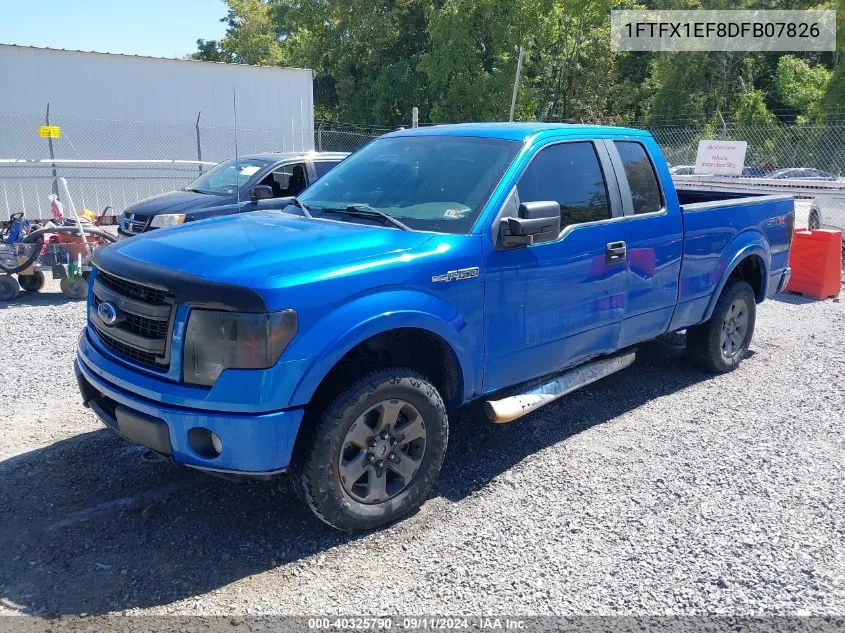 2013 Ford F-150 Stx VIN: 1FTFX1EF8DFB07826 Lot: 40325790