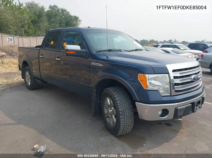 1FTFW1EF0DKE85004 2013 Ford F150 Supercrew