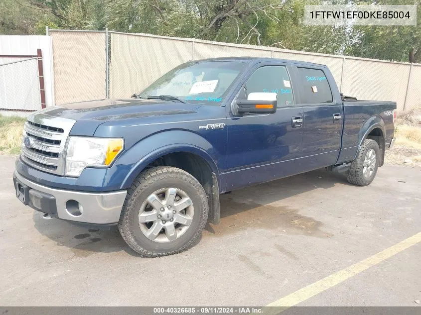 2013 Ford F150 Supercrew VIN: 1FTFW1EF0DKE85004 Lot: 40326685