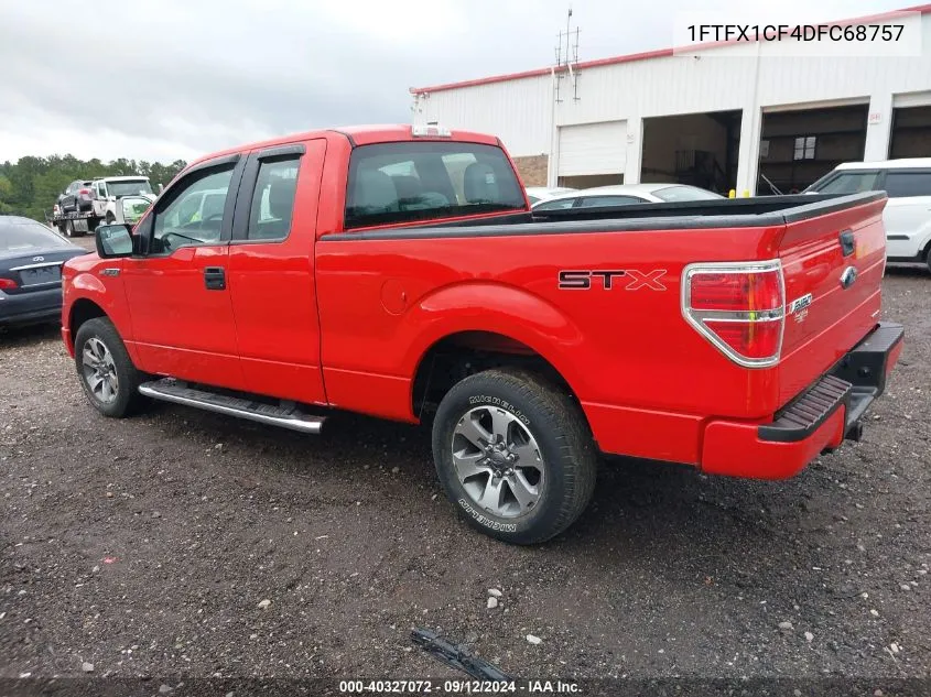 2013 Ford F-150 Stx VIN: 1FTFX1CF4DFC68757 Lot: 40327072