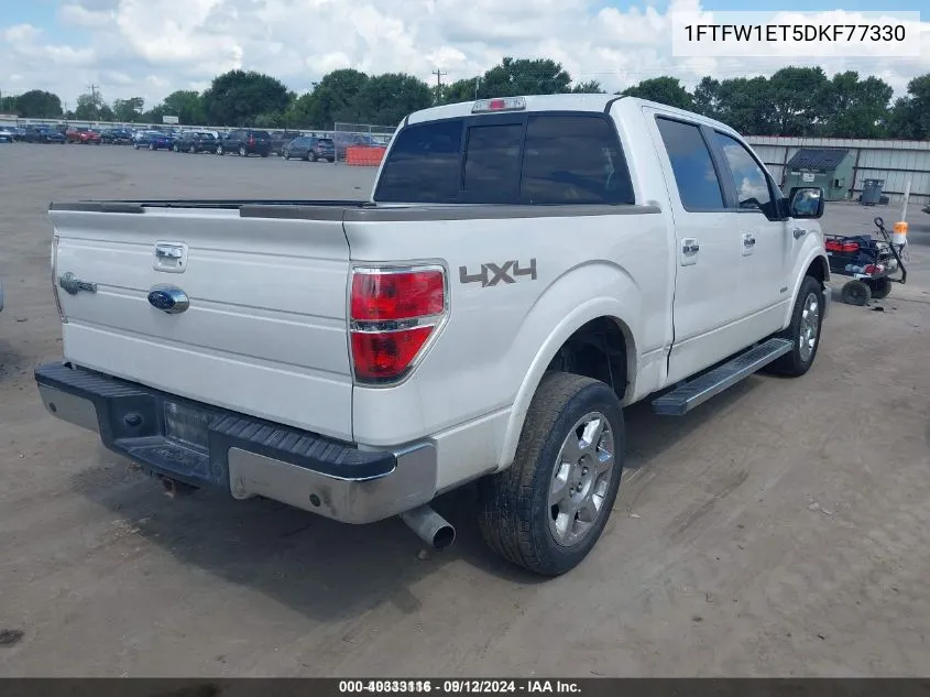 2013 Ford F-150 King Ranch VIN: 1FTFW1ET5DKF77330 Lot: 40333116