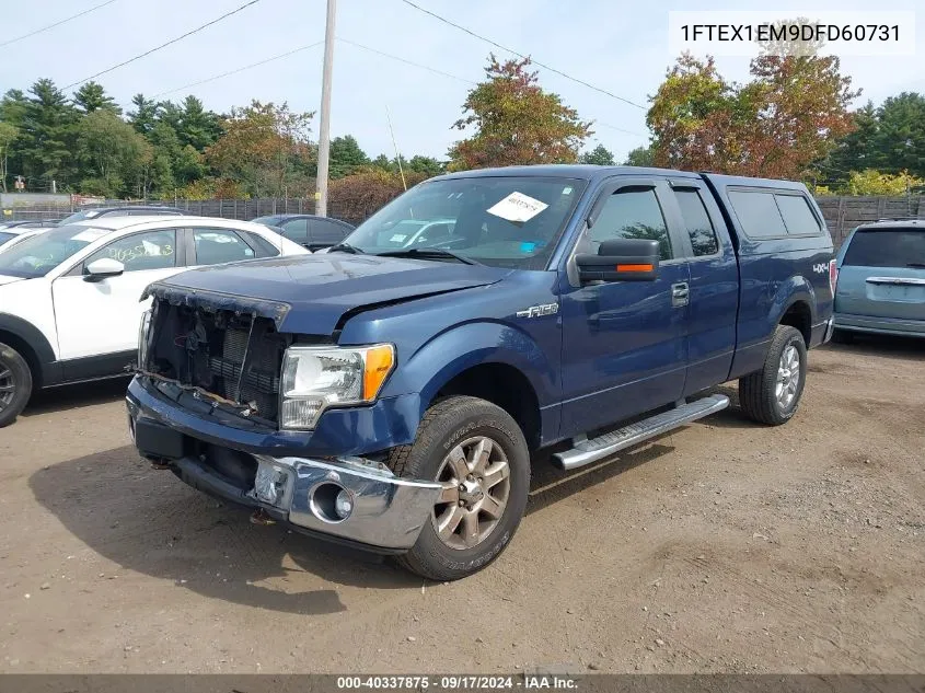 2013 Ford F-150 Xlt VIN: 1FTEX1EM9DFD60731 Lot: 40337875