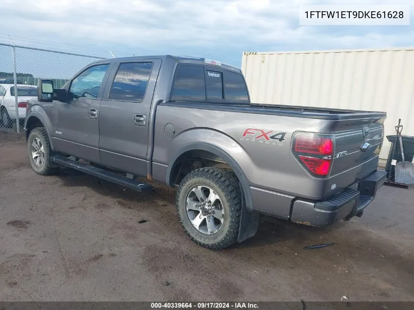 1FTFW1ET9DKE61628 2013 Ford F-150 Supercrew