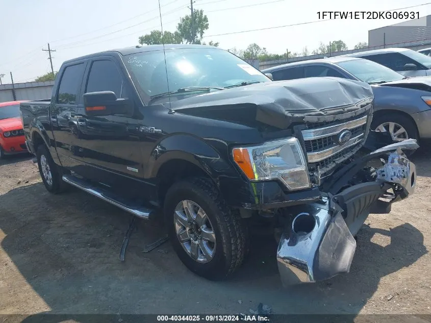 2013 Ford F-150 Xlt VIN: 1FTFW1ET2DKG06931 Lot: 40344025