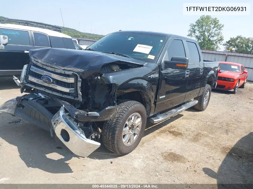 1FTFW1ET2DKG06931 2013 Ford F-150 Xlt