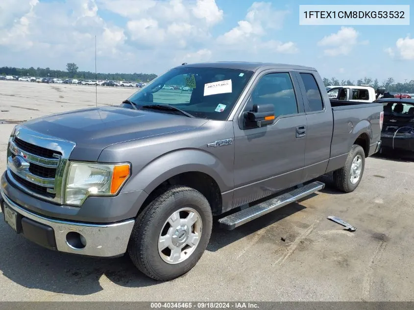 2013 Ford F-150 Xlt VIN: 1FTEX1CM8DKG53532 Lot: 40345465