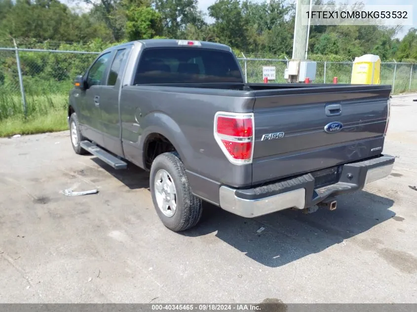 2013 Ford F-150 Xlt VIN: 1FTEX1CM8DKG53532 Lot: 40345465