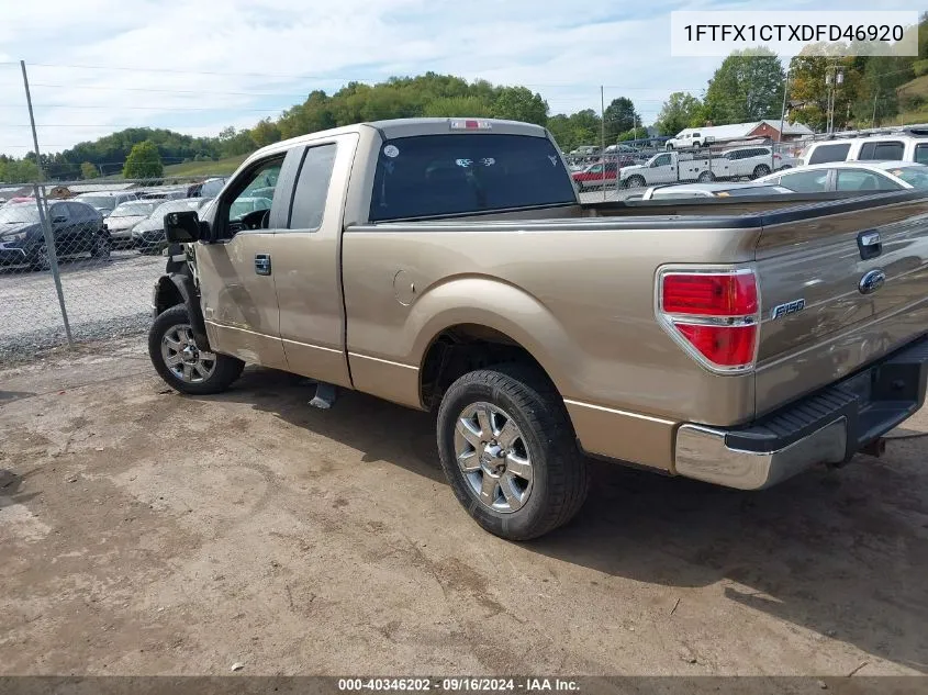 1FTFX1CTXDFD46920 2013 Ford F-150 Xlt