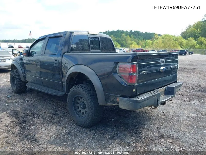 1FTFW1R69DFA77751 2013 Ford F-150 Svt Raptor