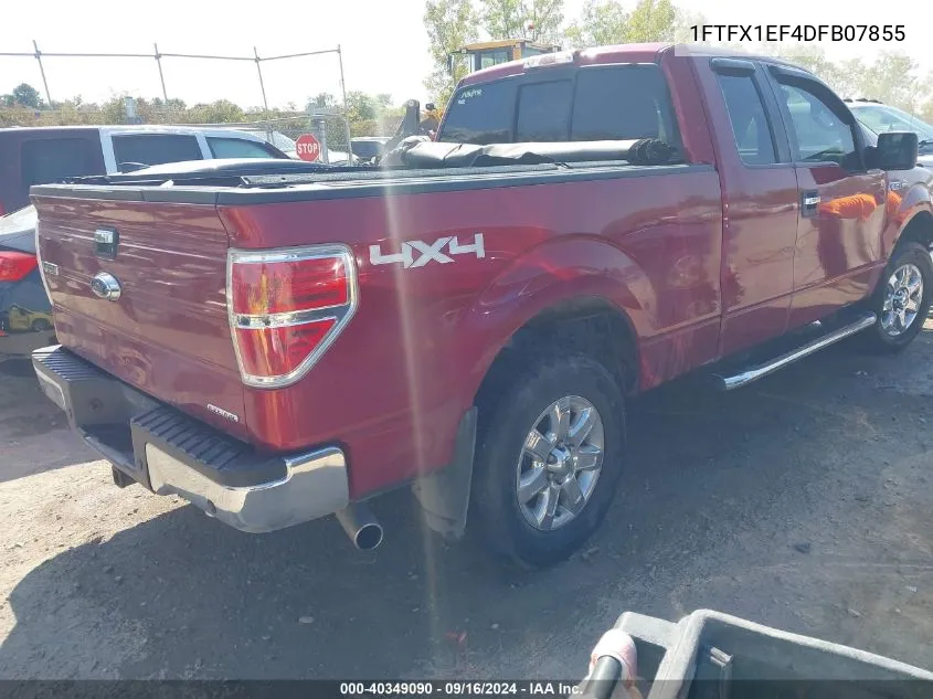 1FTFX1EF4DFB07855 2013 Ford F-150 Xlt