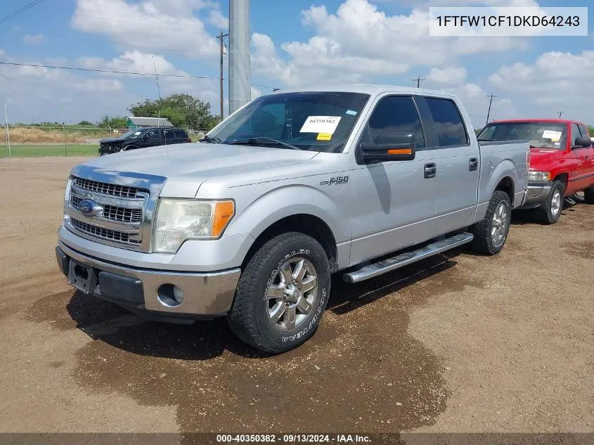 1FTFW1CF1DKD64243 2013 Ford F-150 Xlt