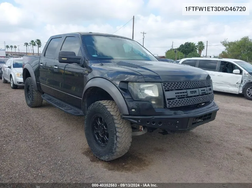 2013 Ford F-150 Xlt VIN: 1FTFW1ET3DKD46720 Lot: 40352583