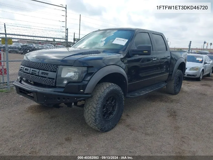 2013 Ford F-150 Xlt VIN: 1FTFW1ET3DKD46720 Lot: 40352583