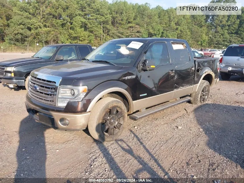 1FTFW1CT6DFA50280 2013 Ford F150 Supercrew