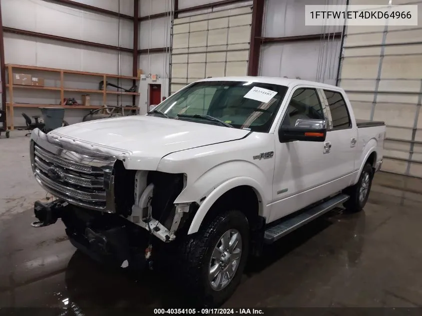 1FTFW1ET4DKD64966 2013 Ford F-150 Lariat