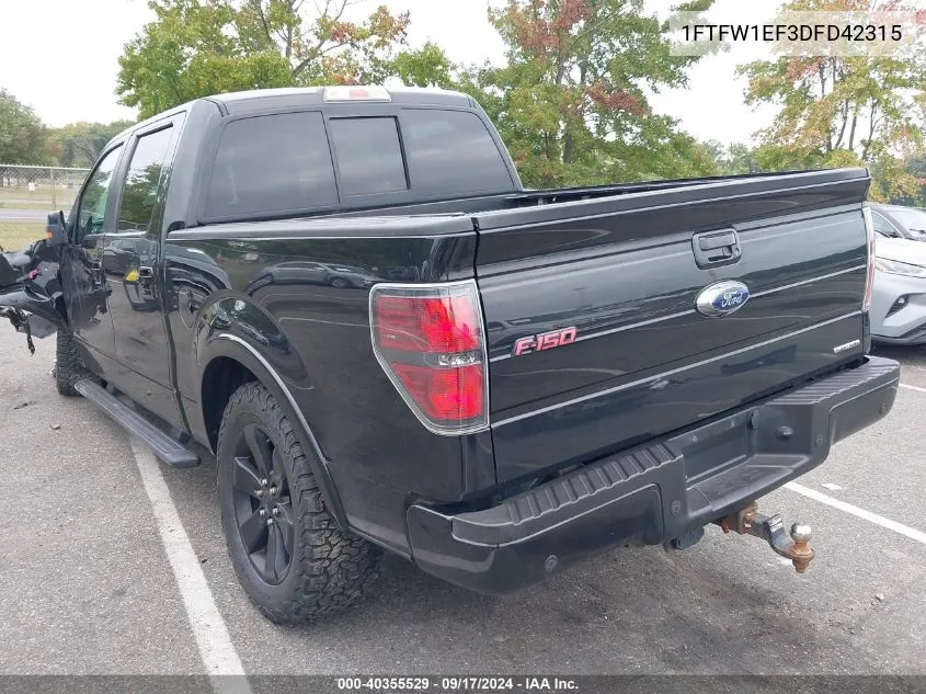 1FTFW1EF3DFD42315 2013 Ford F-150 Fx4