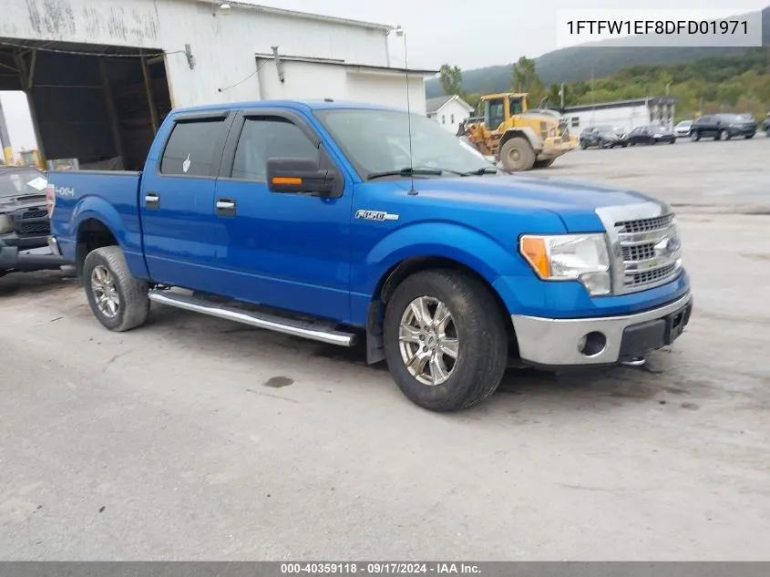 2013 Ford F-150 Supercrew VIN: 1FTFW1EF8DFD01971 Lot: 40359118