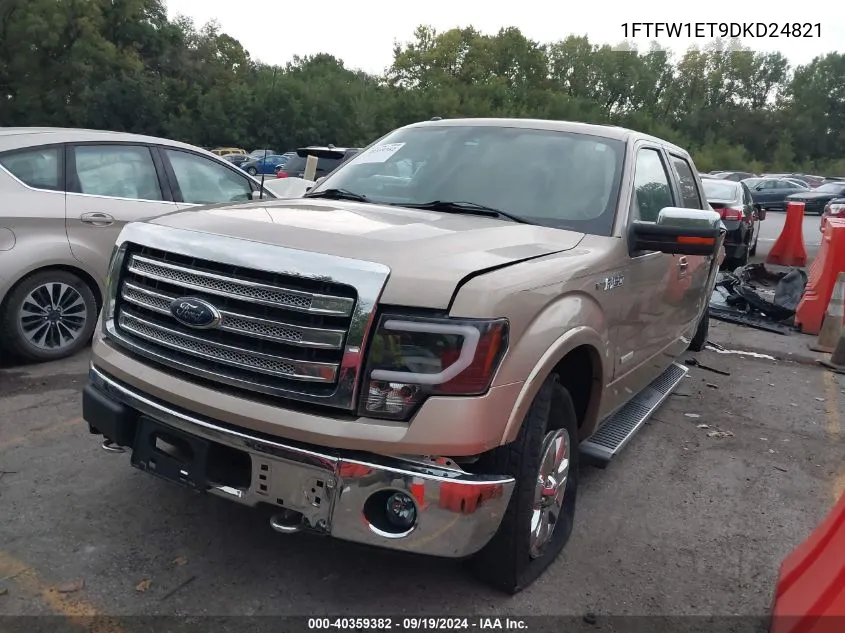 2013 Ford F-150 Lariat VIN: 1FTFW1ET9DKD24821 Lot: 40359382