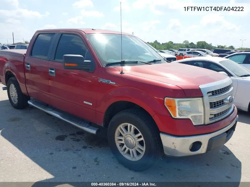 2013 Ford F-150 Xlt VIN: 1FTFW1CT4DFA04222 Lot: 40360384