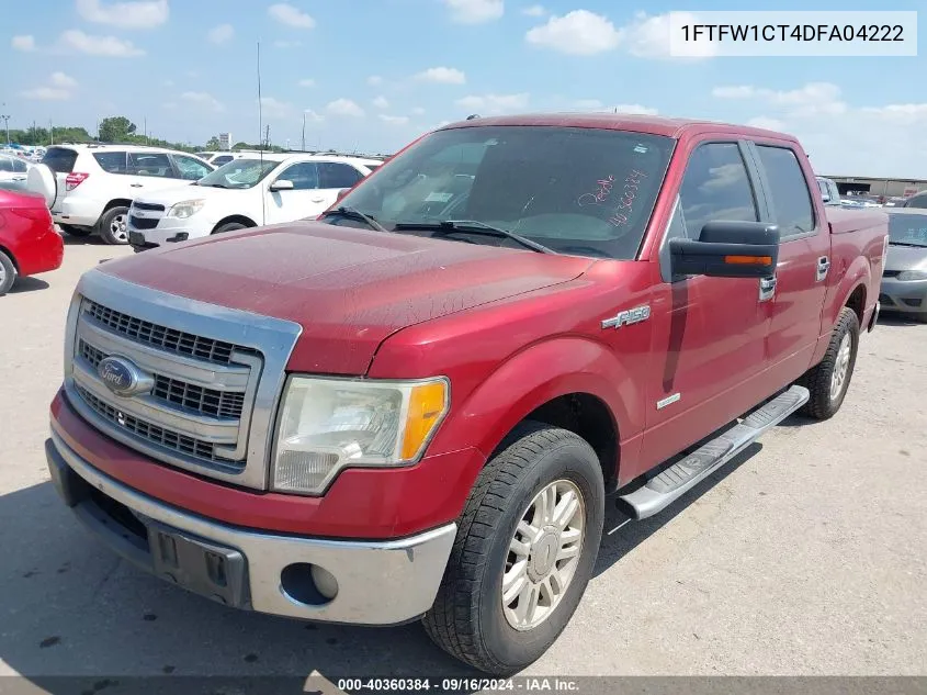 2013 Ford F-150 Xlt VIN: 1FTFW1CT4DFA04222 Lot: 40360384