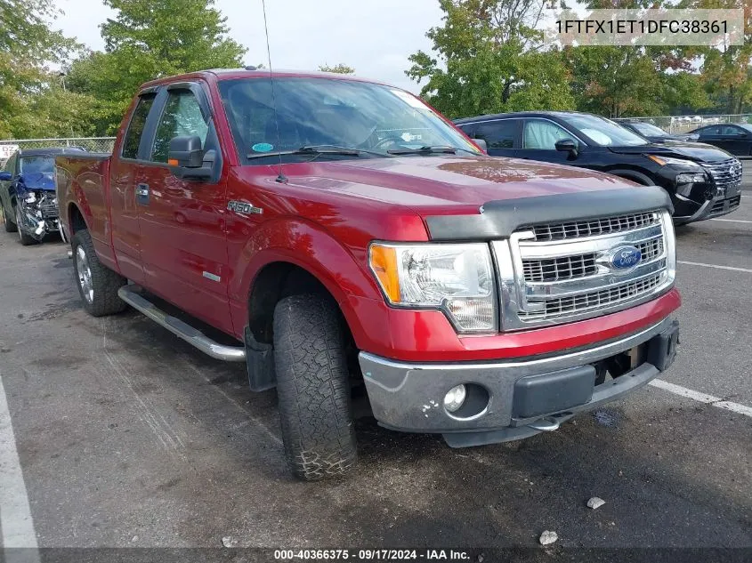 2013 Ford F150 Super Cab VIN: 1FTFX1ET1DFC38361 Lot: 40366375