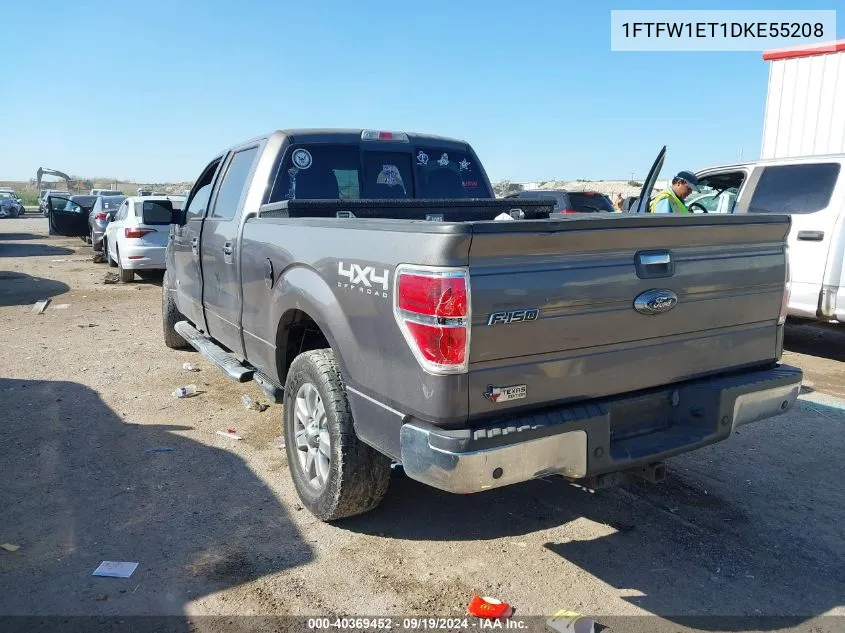 1FTFW1ET1DKE55208 2013 Ford F-150 Xlt