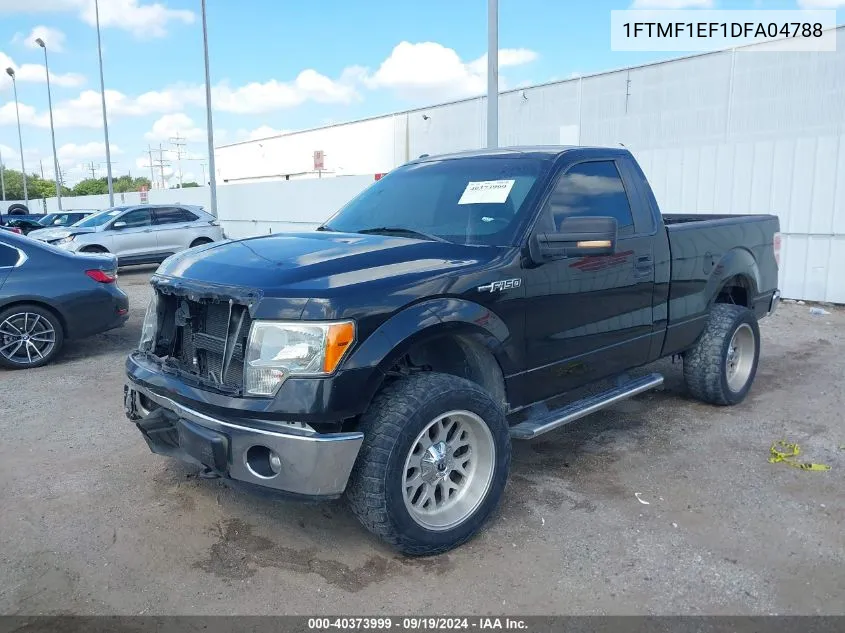 2013 Ford F-150 Xlt VIN: 1FTMF1EF1DFA04788 Lot: 40373999