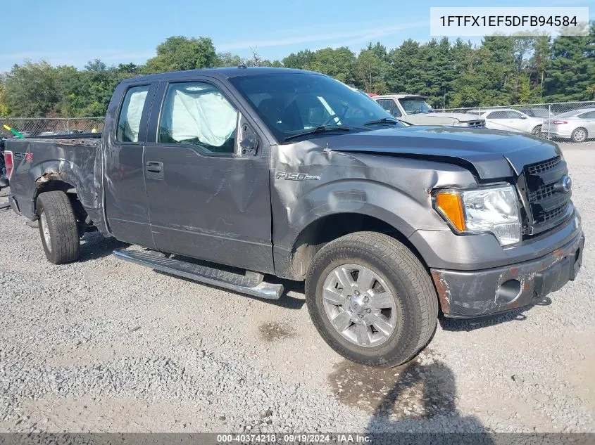 2013 Ford F-150 Stx VIN: 1FTFX1EF5DFB94584 Lot: 40374218