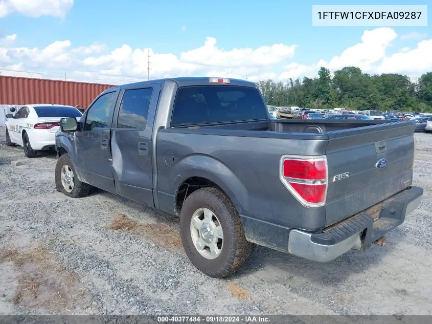 2013 Ford F-150 Xlt VIN: 1FTFW1CFXDFA09287 Lot: 40377484