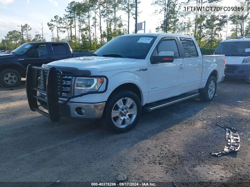 2013 Ford F-150 Lariat VIN: 1FTFW1CT7DFC09369 Lot: 40378286