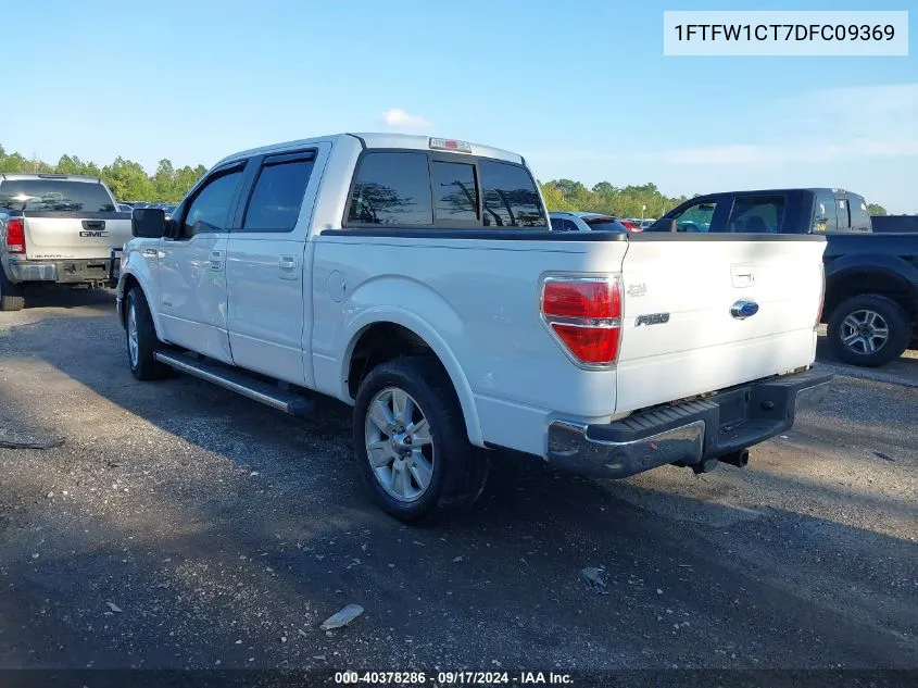 1FTFW1CT7DFC09369 2013 Ford F-150 Lariat