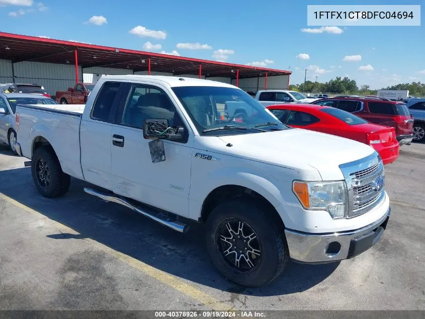 2013 Ford F-150 Xlt VIN: 1FTFX1CT8DFC04694 Lot: 40378926