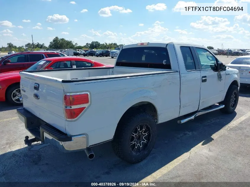 1FTFX1CT8DFC04694 2013 Ford F-150 Xlt