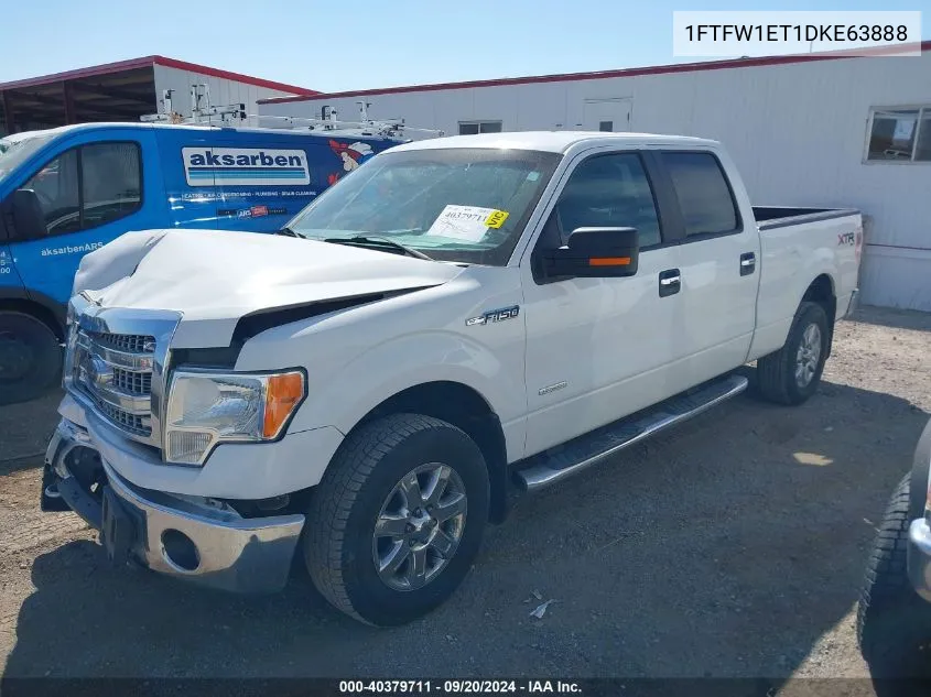 1FTFW1ET1DKE63888 2013 Ford F-150 Xlt