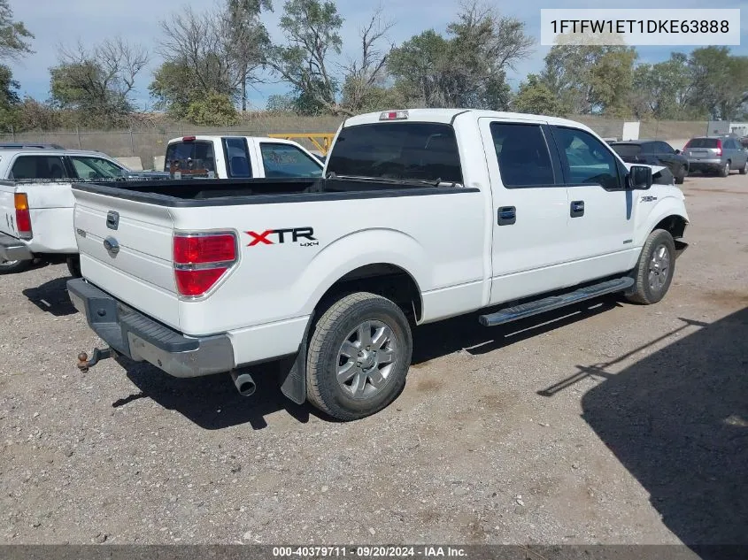 2013 Ford F-150 Xlt VIN: 1FTFW1ET1DKE63888 Lot: 40379711