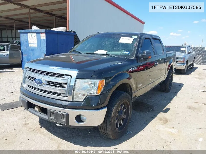 2013 Ford F-150 Xlt VIN: 1FTFW1ET3DKG07585 Lot: 40380443